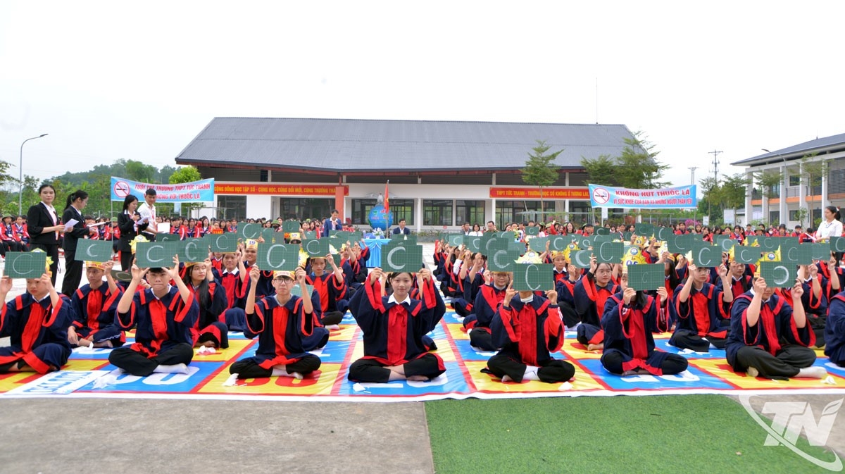 “Rung chuông vàng” tuyên truyền phòng, chống tác hại của thuốc lá trong học đường “Rung chuông vàng” tuyên truyền phòng, chống tác hại của thuốc lá trong học đường