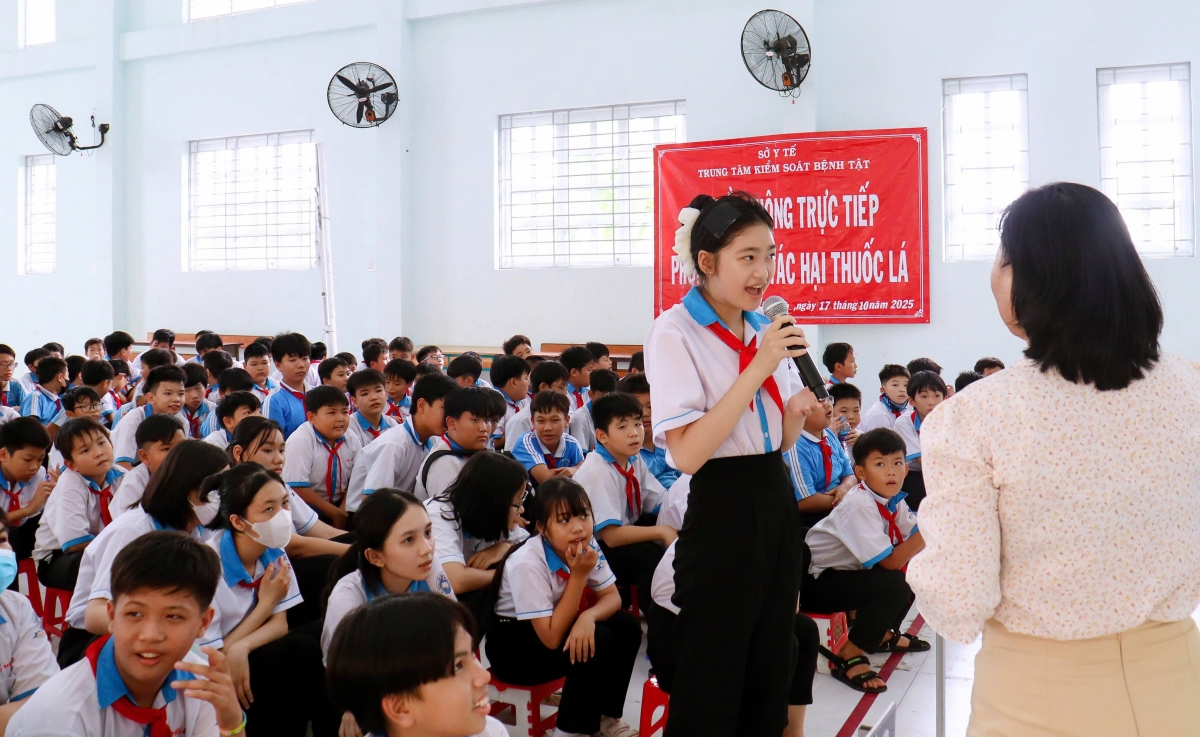 Ngành Y tế tỉnh Tây Ninh tăng cường truyền thông trực tiếp phòng, chống tác hại thuốc lá năm 2025