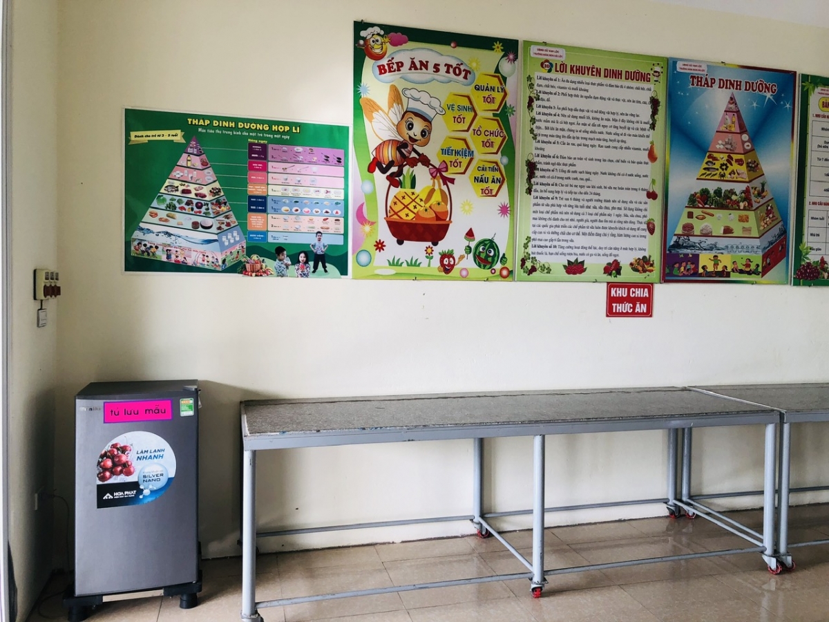 Giữ gìn vệ sinh bếp ăn trong trường mầm non, yếu tố then chốt bảo đảm sức khỏe cho trẻ em Giữ gìn vệ sinh bếp ăn trong trường mầm non, yếu tố then chốt bảo đảm sức khỏe cho trẻ em