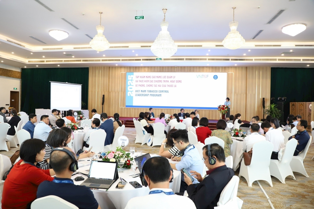 Đào tạo cán bộ nòng cốt trong công tác phòng chống tác hại của thuốc lá