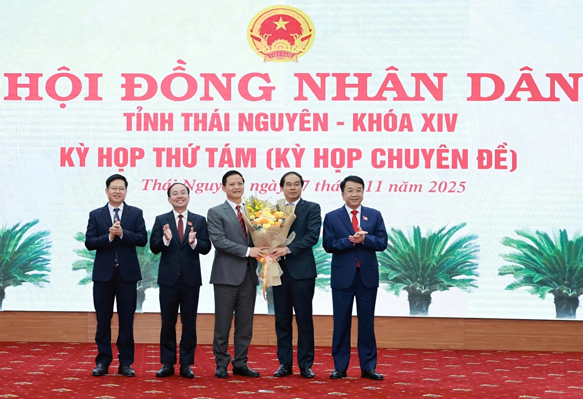 Ông Vương Quốc Tuấn giữ chức vụ Chủ tịch UBND tỉnh Thái Nguyên