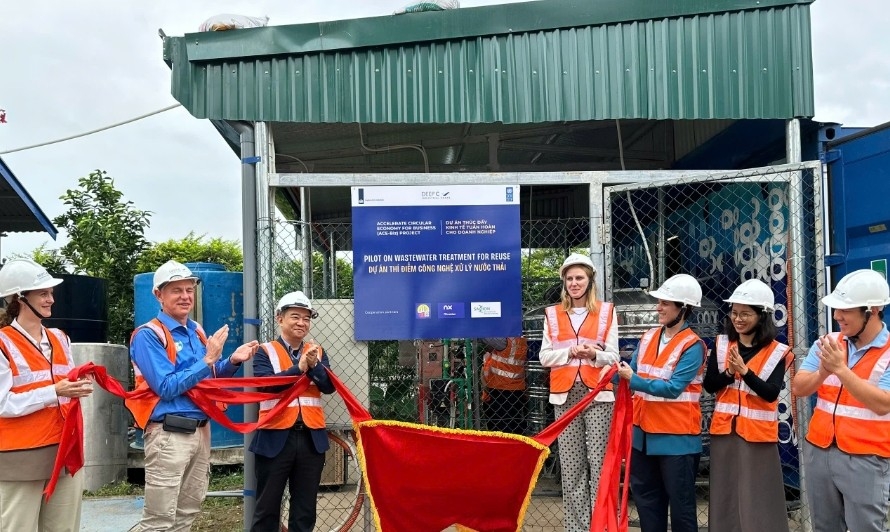 Thí điểm tái sử dụng nước thải công nghiệp tại KCN DEEP C Hải Phòng 2