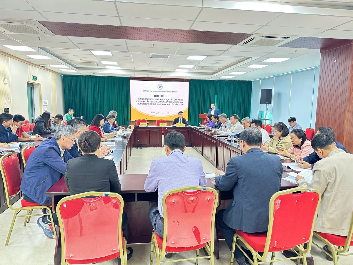 Đóng góp của trí thức khoa học và công nghệ Liên hiệp các Hội Khoa học và Kỹ thuật Việt Nam trong chặng đường 40 năm đổi mới đất nước