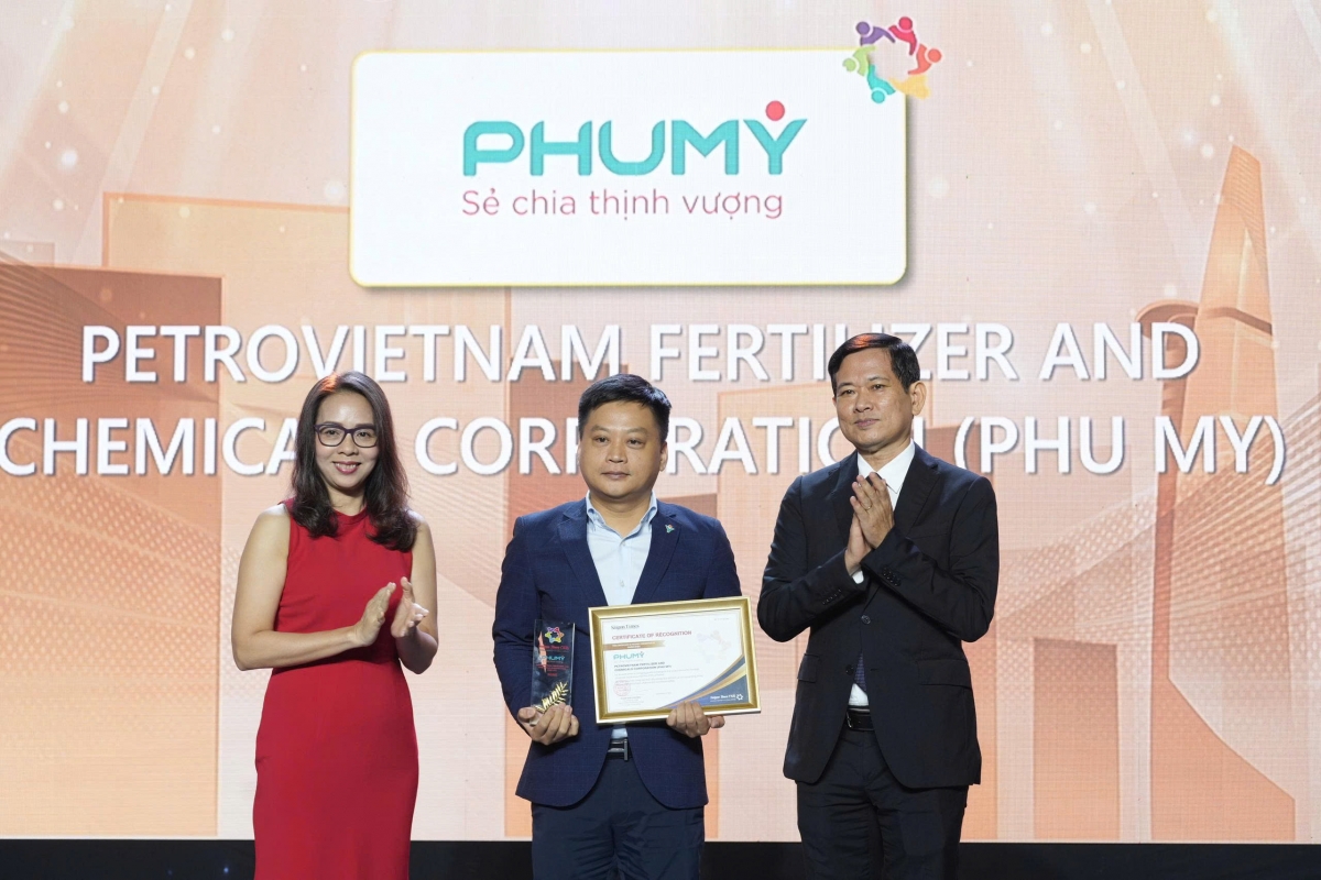 PVFCCo – Phú Mỹ lần thứ 5 liên tiếp được vinh danh Doanh nghiệp vì cộng đồng PVFCCo – Phú Mỹ lần thứ 5 liên tiếp được vinh danh Doanh nghiệp vì cộng đồng