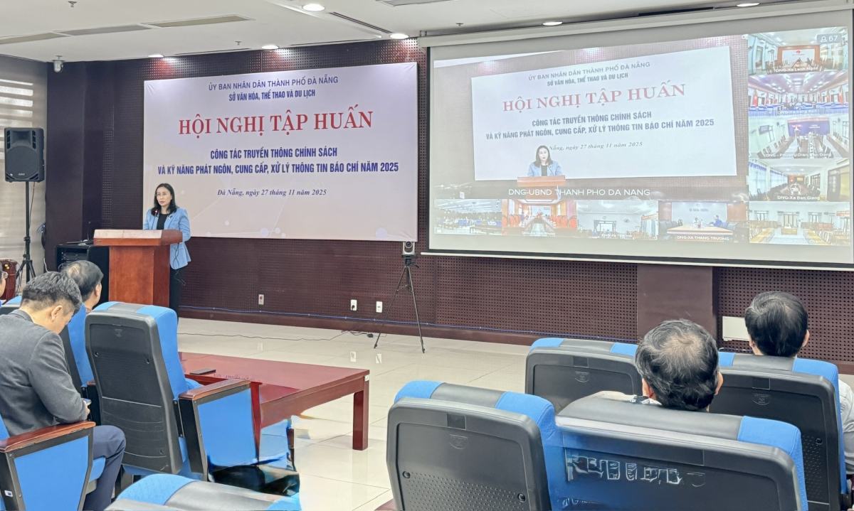 Đà Nẵng: Nâng cao kỹ năng phát ngôn báo chí trong bối cảnh sáp nhập đơn vị hành chính