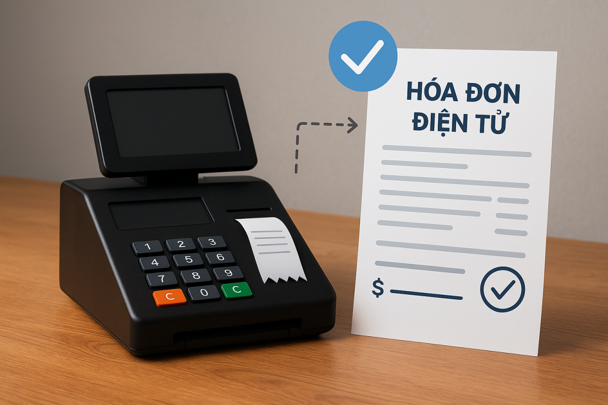 Việc áp dụng hóa đơn điện tử khởi tạo từ máy tính tiền vừa tạo thuận lợi cho người nộp thuế, vừa giúp nâng cao hiệu quả trong công tác quản lý thuế (Hình minh hoạ)