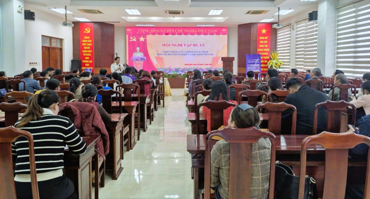 Hội nghị tập trung tháo gỡ vướng mắc, phổ biến lợi về thuế và hóa đơn điện tử, hướng đến một môi trường kinh doanh minh bạch, bền vững