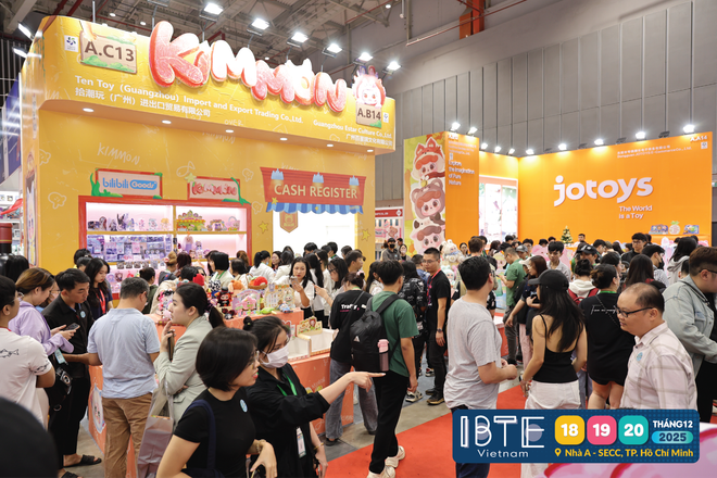 Hơn 200 thương hiệu hàng đầu thế giới tham gia Triển lãm Quốc tế Sản phẩm và Đồ chơi trẻ em 2025