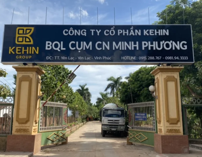 Công ty CP KEHIN bị xử phạt gần 600 triệu đồng do vi phạm các quy định về bảo vệ môi trường tại dự án xây dựng hạ tầng cụm công nghiệp Minh Phương.