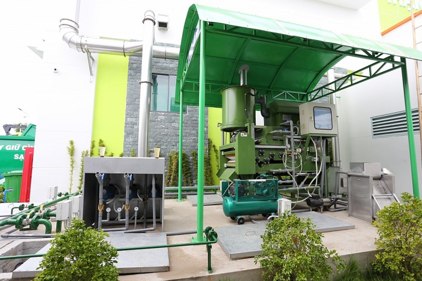 Trạm được trang bị thống xử lý nước thải hiện đại Trạm được trang bị thống xử lý nước thải hiện đại