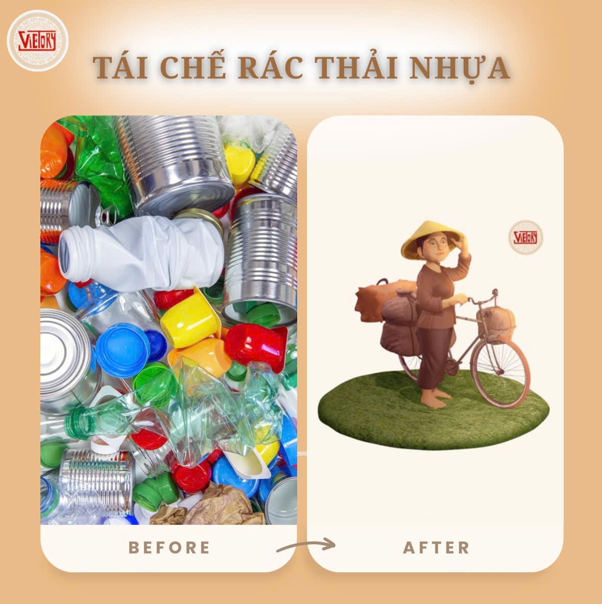 Từ những vật liệu rác thải nhựa, nhóm sinh viên FPT đã tái chế thành các mô hình lịch sử. (Ảnh nhân vật cung cấp) Từ những vật liệu rác thải nhựa, nhóm sinh viên FPT đã tái chế thành các mô hình lịch sử. (Ảnh nhân vật cung cấp)