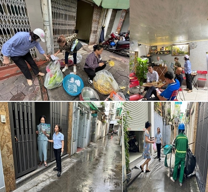 Ban Truyền thông môi trường của Công ty thường xuyên tuyên truyền, kiểm tra hiệu quả của các mô hình phân loại rác tận hộ gia đình và các hộ kinh doanh