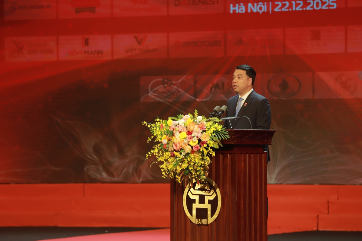 Tiến sĩ Mạc Quốc Anh, Phó Chủ tịch kiêm Tổng Thư ký Hiệp hội Doanh nghiệp nhỏ và vừa thành phố Hà Nội phát biểu