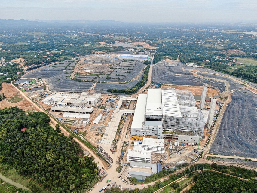 Toàn cảnh Nhà máy điện rác Sóc Sơn 