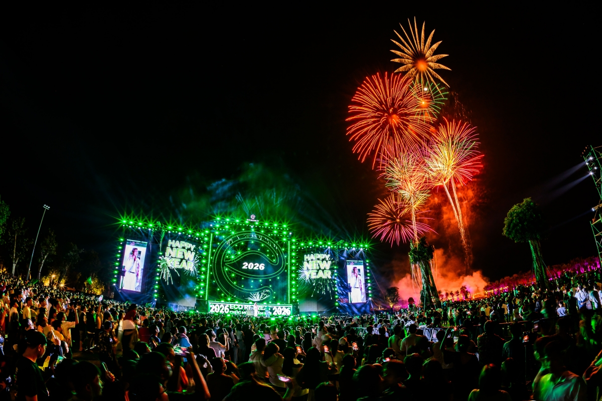 Chào năm mới giữa xanh tươi tại đại nhạc hội Countdown 2026 khắp ba miền của Ecopark Chào năm mới giữa xanh tươi tại đại nhạc hội Countdown 2026 khắp ba miền của Ecopark