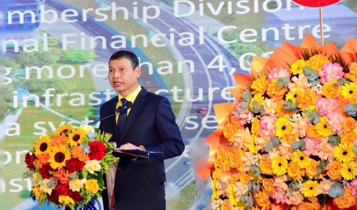 Ông Hồ Kỳ Minh, Phó Chủ tịch Thường trực UBND thành phố Đà Nẵng phát biểu tại buổi lễ