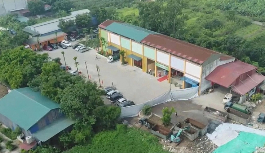 Trạm trung chuyển, xử lý rác hữu cơ Phú Minh được khởi động ngày 5/6/2025