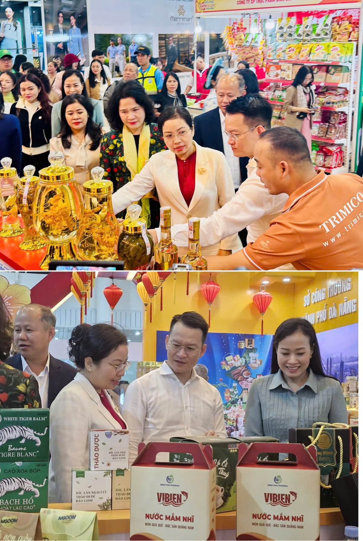 Đại biểu tham quan các gian hàng Đại biểu tham quan các gian hàng