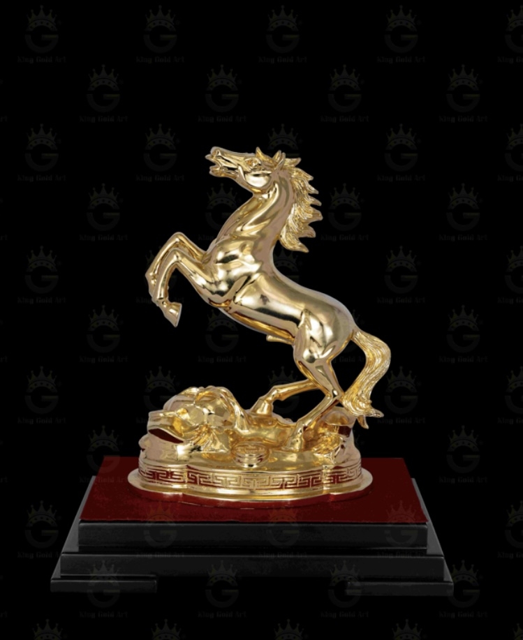 Sản phẩm linh vật ngựa 24K