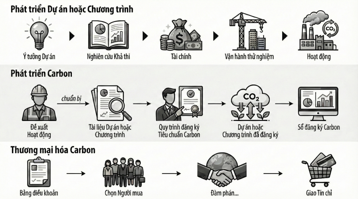 Phát triển dự án carbon xanh