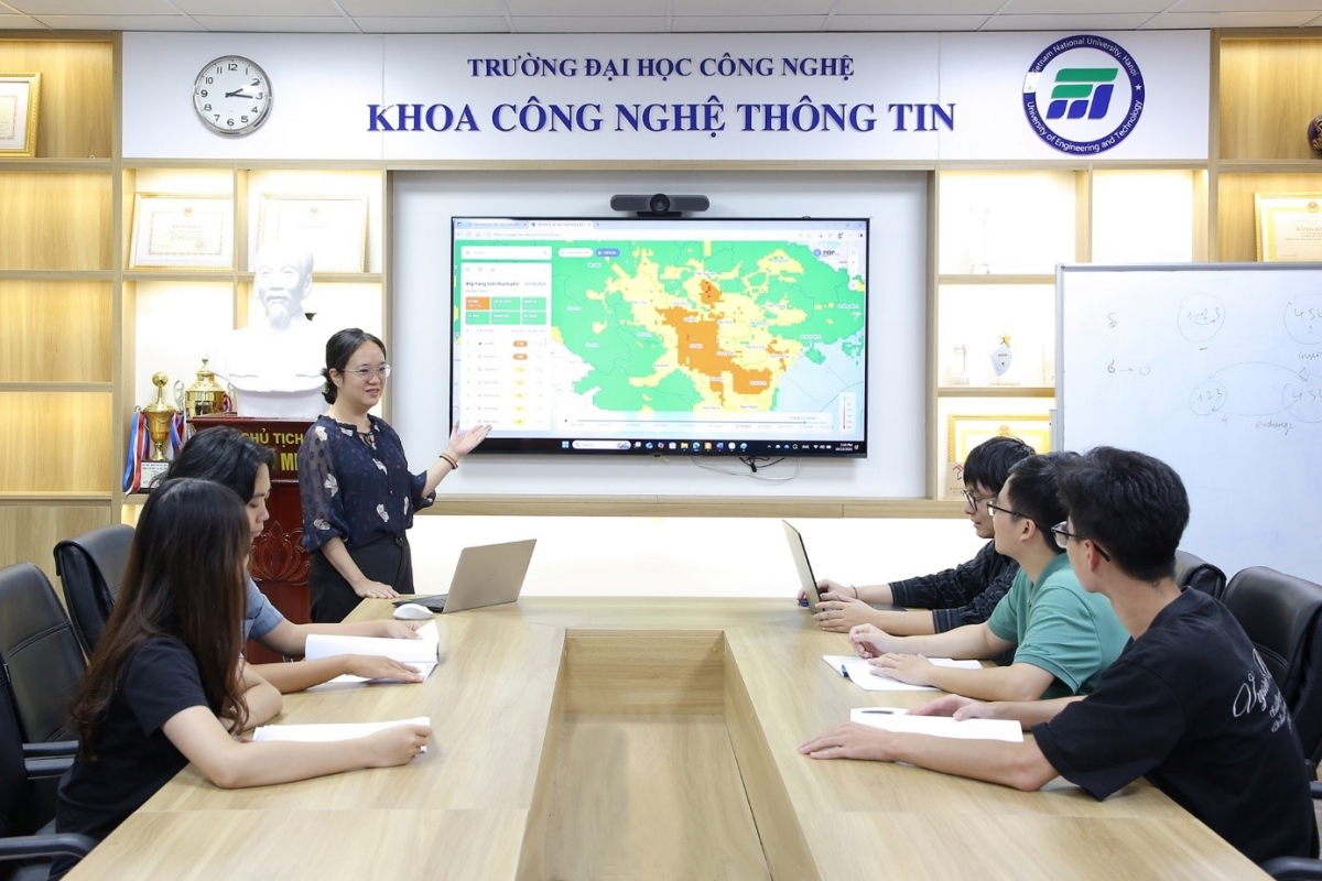 HanoiAir cho Thủ đô Hà Nội. Do PGS.TS Nguyễn Thị Nhật Thanh (Trường Đại học Công nghệ, ĐHQGHN) chủ trì
