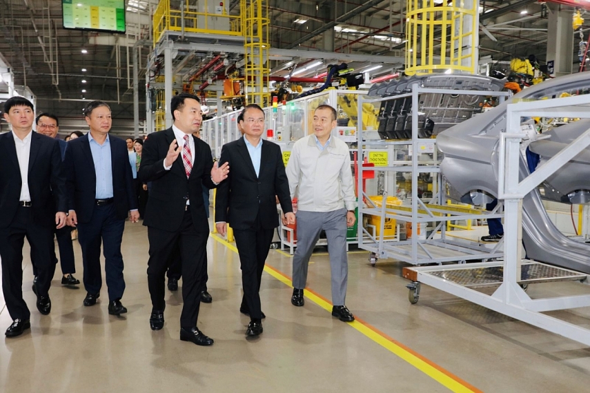 Không khí sản xuất đầu Xuân tại khu kinh tế và các khu công nghiệp, cụm công nghiệp tỉnh Ninh Bình Không khí sản xuất đầu Xuân tại khu kinh tế và các khu công nghiệp, cụm công nghiệp tỉnh Ninh Bình