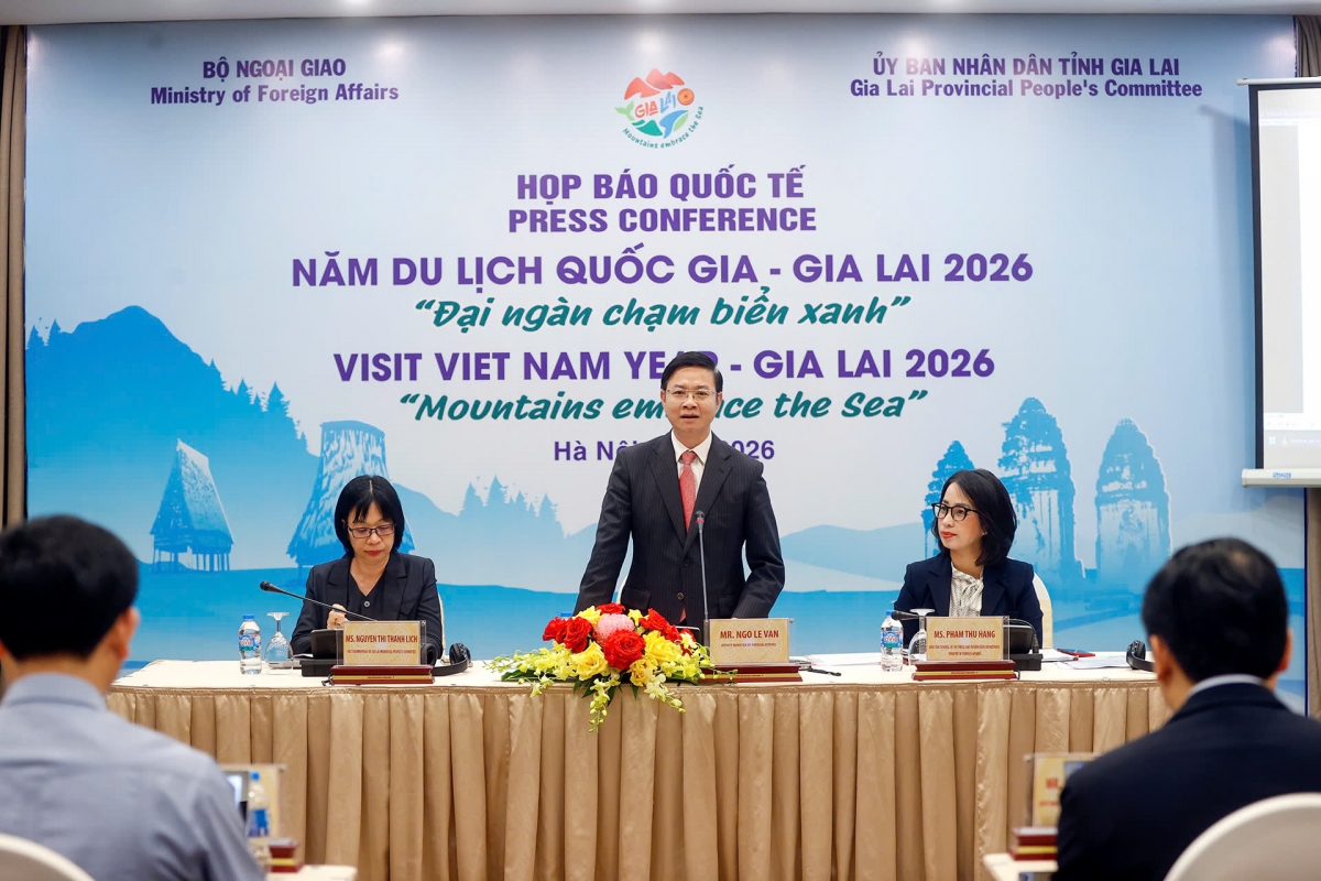 Họp báo quốc tế cung cấp thông tin về Năm Du lịch quốc gia - Gia Lai 2026 Họp báo quốc tế cung cấp thông tin về Năm Du lịch quốc gia - Gia Lai 2026
