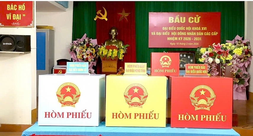 Hơn 2,7 triệu cử tri Phú Thọ hòa mình vào ngày hội lớn của toàn dân Hơn 2,7 triệu cử tri Phú Thọ hòa mình vào ngày hội lớn của toàn dân