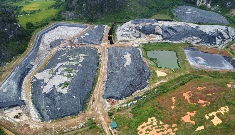 Các bãi chôn lấp rác thải đã gần đạt đến tỷ lệ chôn lấp giới hạn