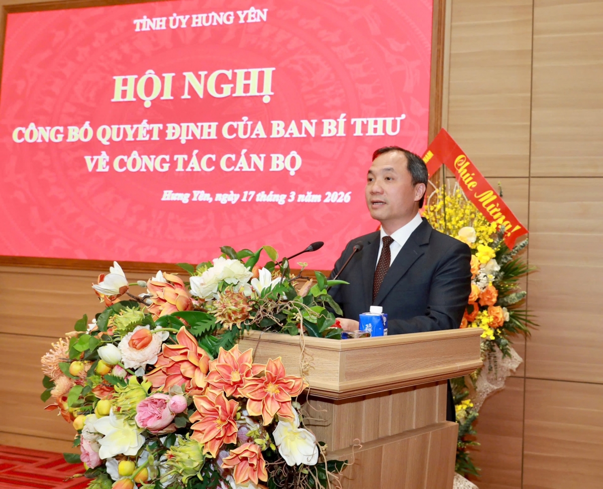 Ban Bí thư Trung ương Đảng điều động, chỉ định Phó Chủ tịch UBND thành phố Hà Nội giữ chức Phó Bí thư Tỉnh ủy Hưng Yên nhiệm kỳ 2025 - 2030