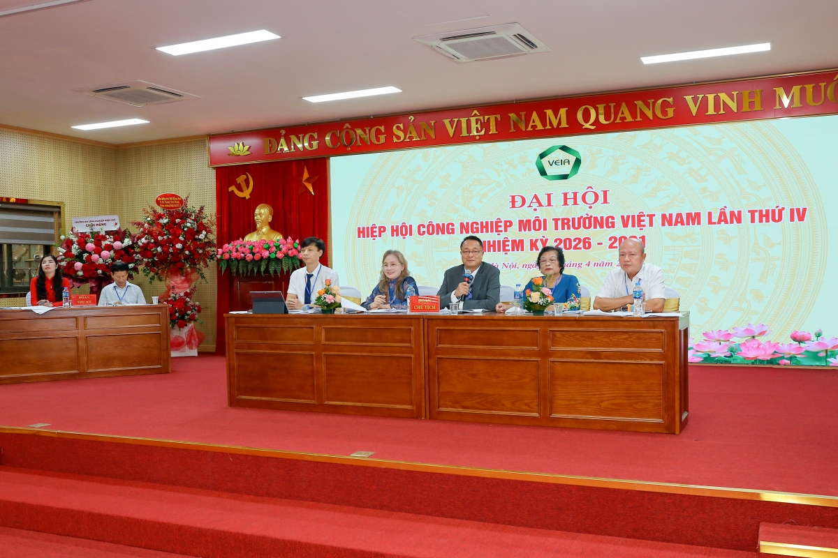 Đại hội Hiệp hội Công nghiệp môi trường Việt Nam lần thứ IV diễn ra thành công tốt đẹp