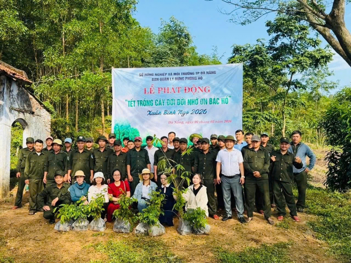 Ban Quản lý rừng phòng hộ Đà Nẵng tổ chức Lễ phát động “Tết trồng cây đời đời nhớ ơn Bác Hồ”