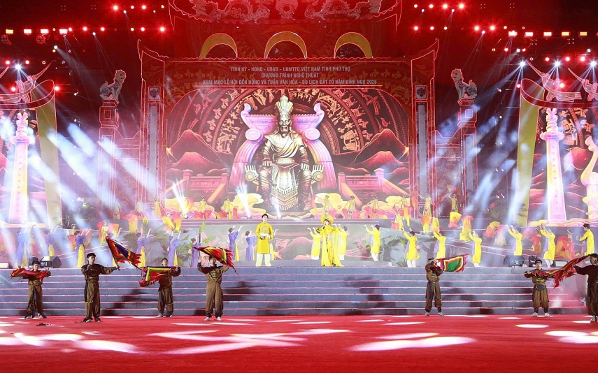 Khai mạc Lễ hội Đền Hùng 2026 với chủ đề “Linh thiêng nguồn cội - Đất Tổ Hùng Vương”