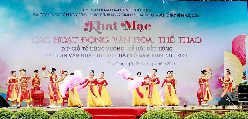 Khai mạc các hoạt động Văn hóa - Thể thao dịp Giỗ Tổ Hùng Vương - Lễ hội Đền Hùng năm Bính Ngọ 2026