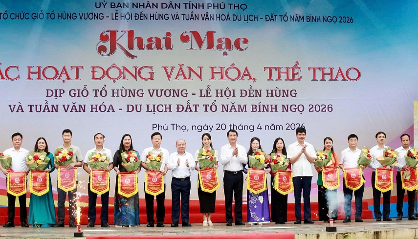 Khai mạc các hoạt động Văn hóa - Thể thao dịp Giỗ Tổ Hùng Vương - Lễ hội Đền Hùng năm Bính Ngọ 2026