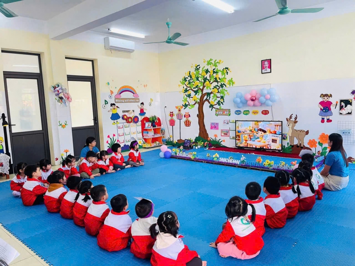 Nga Sơn (Thanh Hóa): Nỗ lực xây dựng trường mầm non “thân thiện, xanh – sạch – đẹp”