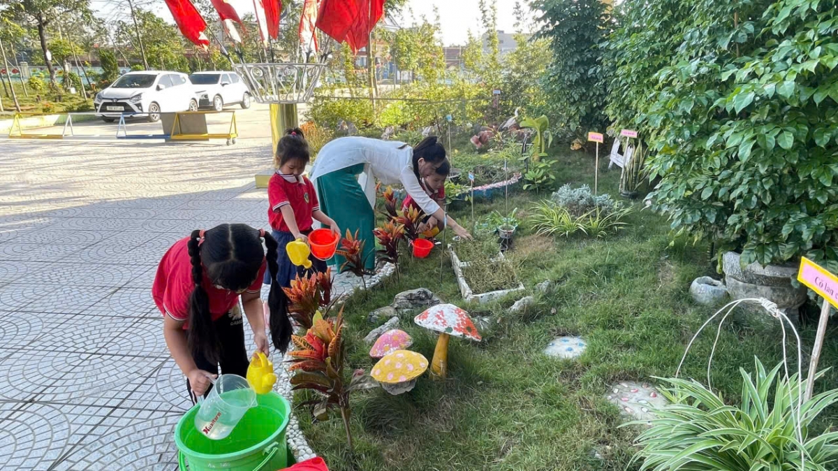 Mầm non Hải Lộc: Thực hiện tốt kế hoạch “Xây dựng trường mầm non lấy trẻ làm trung tâm”