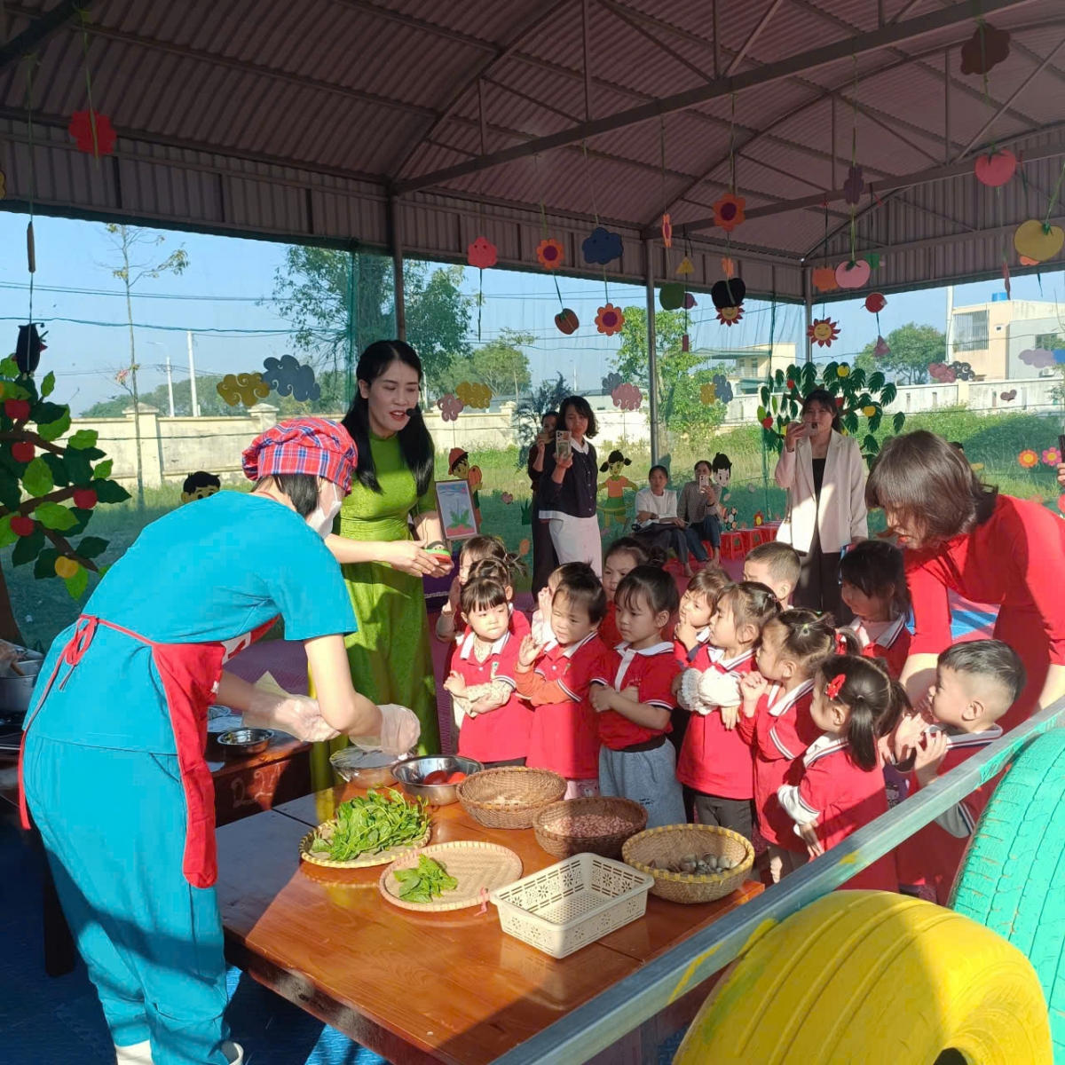 Mầm non Hải Lộc: Thực hiện tốt kế hoạch “Xây dựng trường mầm non lấy trẻ làm trung tâm”