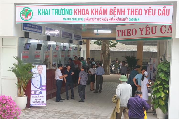 Bệnh viện Đa khoa thành phố Vinh hạ tầng được cải tạo, đổi mới khang trang, sạch đẹp
