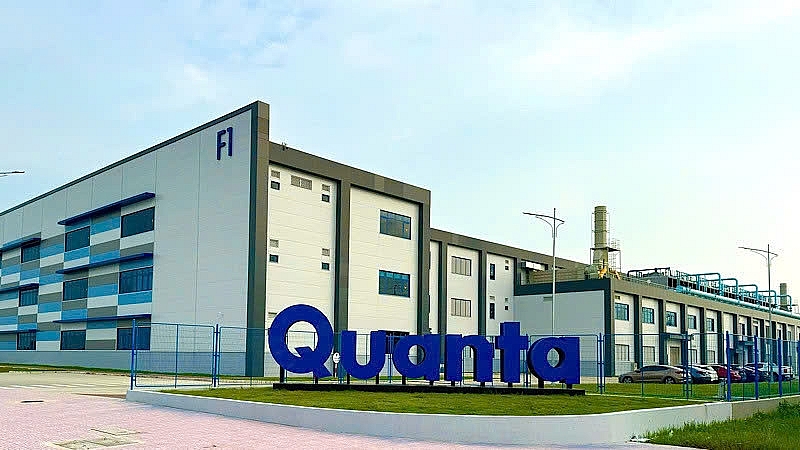 Tập đoàn máy tính Quanta tăng gấp đôi vốn đầu tư lên 240 triệu USD tại KCN Mỹ Thuận (Ninh Bình)