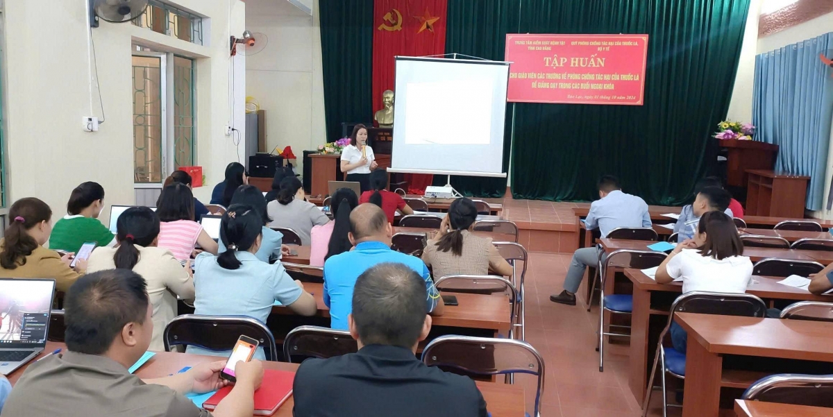 Cao Bằng: Tăng cường phòng, chống tác hại thuốc lá trong trường học