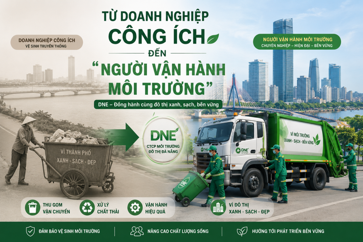 DNE – Từ doanh nghiệp công ích đến môi trường đô thị tích hợp