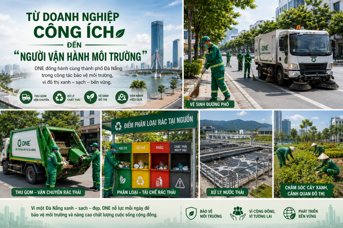 DNE – Từ doanh nghiệp công ích đến môi trường đô thị tích hợp