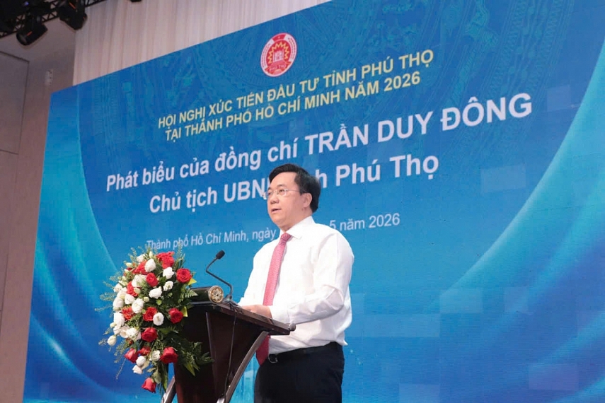 Phú Thọ: Xúc tiến đầu tư năm 2026 tại phía Nam với chủ đề Phú Thọ: Xúc tiến đầu tư năm 2026 tại phía Nam với chủ đề