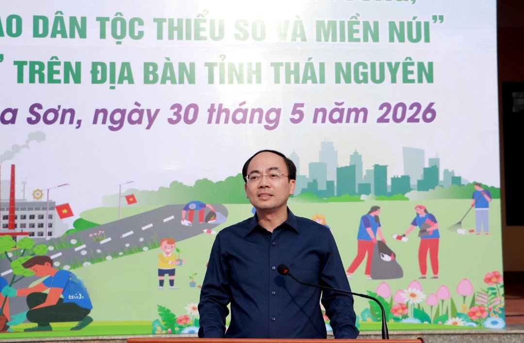 Thái Nguyên đồng loạt ra quân phát động xây dựng đô thị văn minh, xã nông thôn mới xanh - sạch - đẹp gắn với “Ngày thứ Bảy xanh” năm 2026