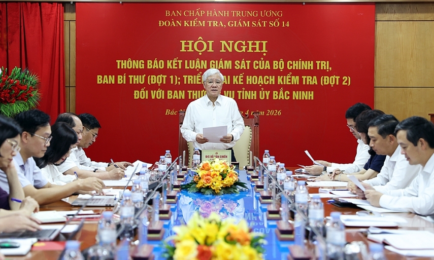Bộ Chính trị kiểm tra việc thực hiện 4 nội dung trọng tâm tại Bắc Ninh
