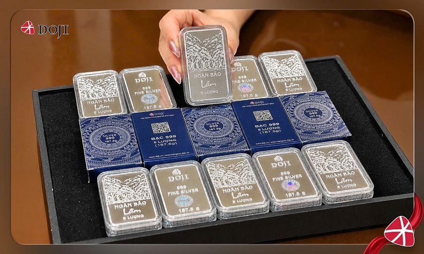 Đầu tư Bạc thuận tiện cùng hệ thống phân phối toàn quốc Ngân Bảo DOJI