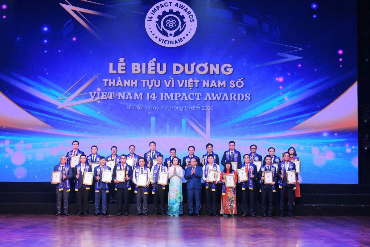 Các tổ chức, doanh nghiệp có thành tựu xuất sắc được vinh danh tại Vietnam I4 Impact Awards 2026