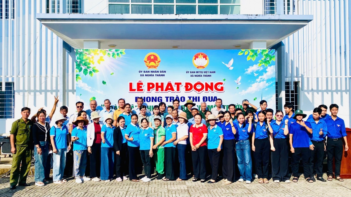 Xã Nghĩa Thành (TP.HCM): Hưởng ứng Tháng hành động vì môi trường và Ngày Môi trường thế giới năm 2026