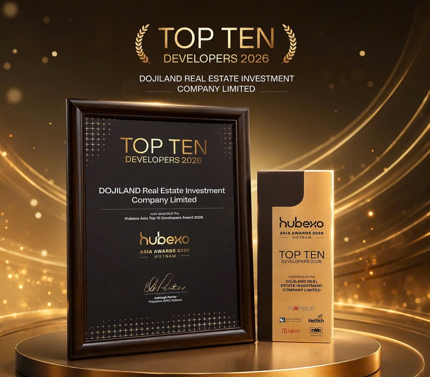 DOJILAND tiếp tục khẳng định dấu ấn tại giải thưởng quốc tế Hubexo Asia Awards
